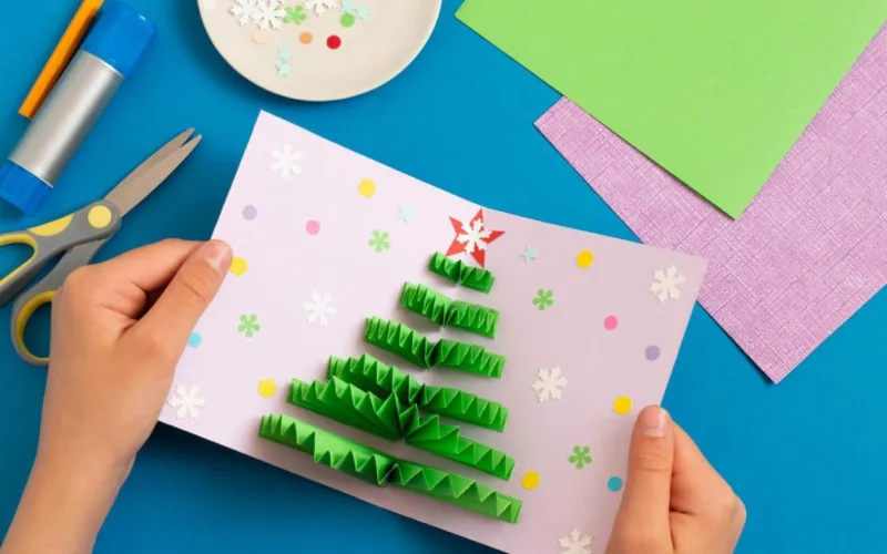 jak zrobić kartkę świąteczną